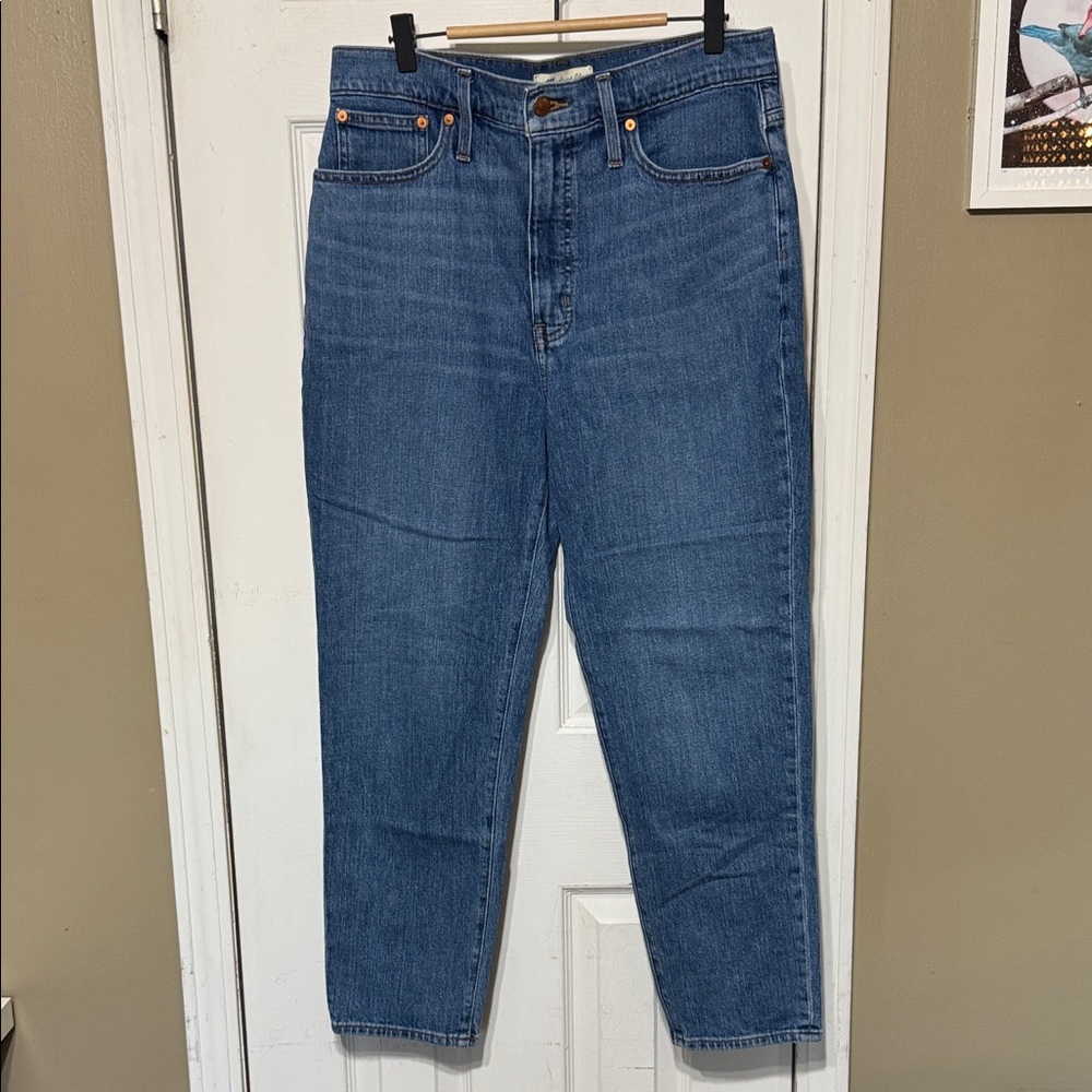 Madewell Women's The MomJean Jeans Classic Blue Size 30